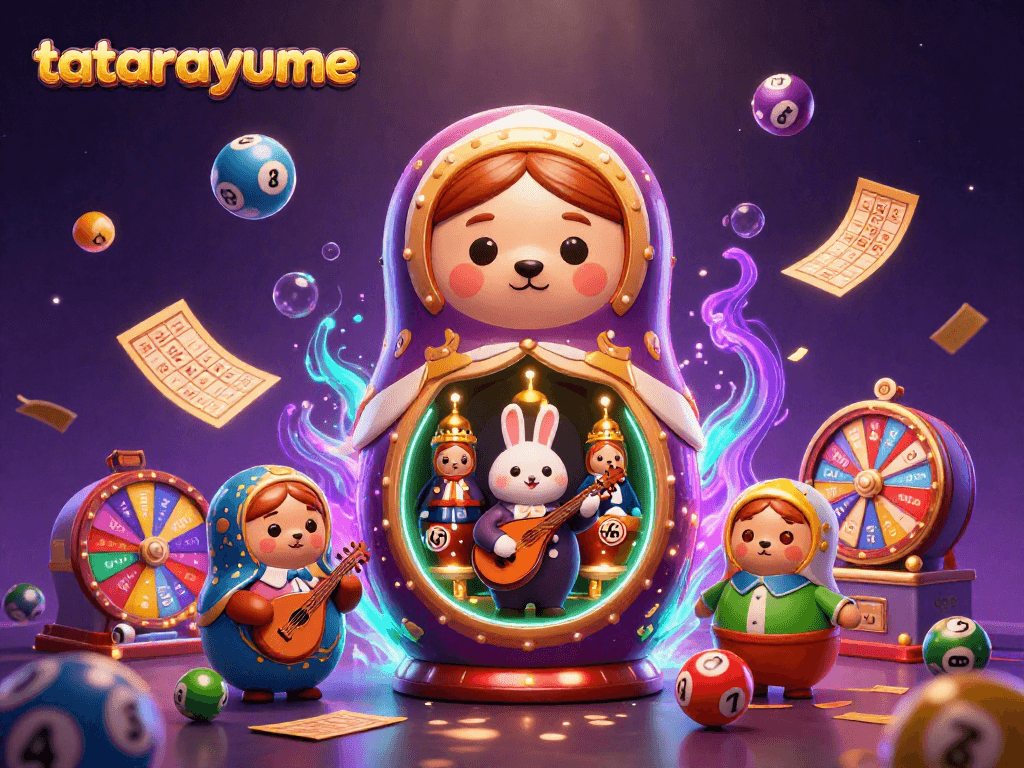 Launch into the world of gambling with tatarayume's energetic and colorful casino scene featuring playful characters.