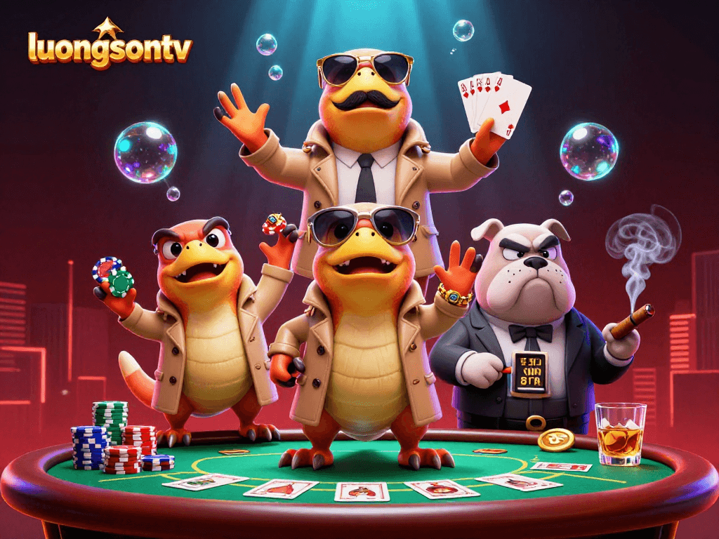 luongsontv raptors entering a casino lounge while attracting attention from a bouncer