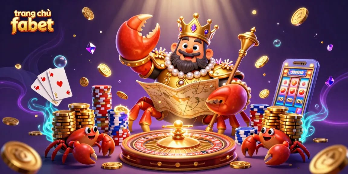 Experience winning strategies at trang chủ fabet with our massive crab emperor in an exciting casino scene.