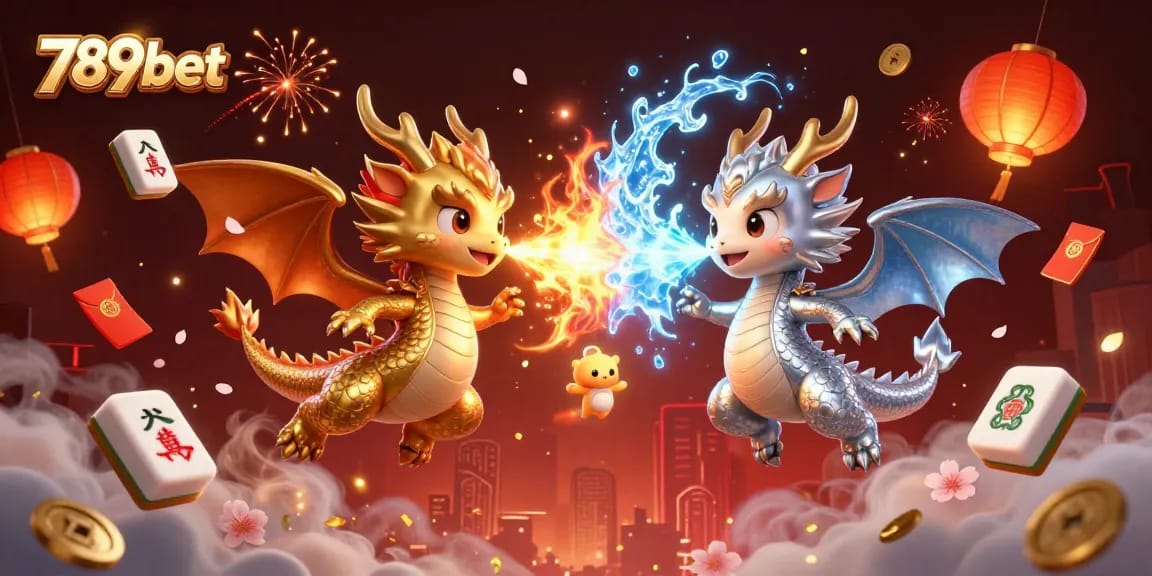 Experience exciting gameplay at 789bet with dynamic scenes of dragons and vibrant casino elements.