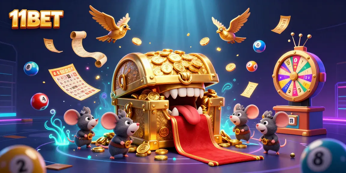 Experience thrilling wins with 11BET's vibrant casino atmosphere filled with excitement.