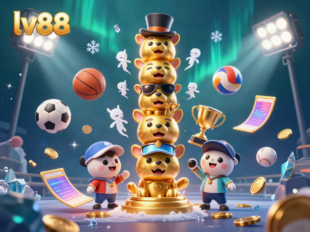 Experience thrilling gaming action at lv88 with vibrant animated casino elements and sports dynamics.