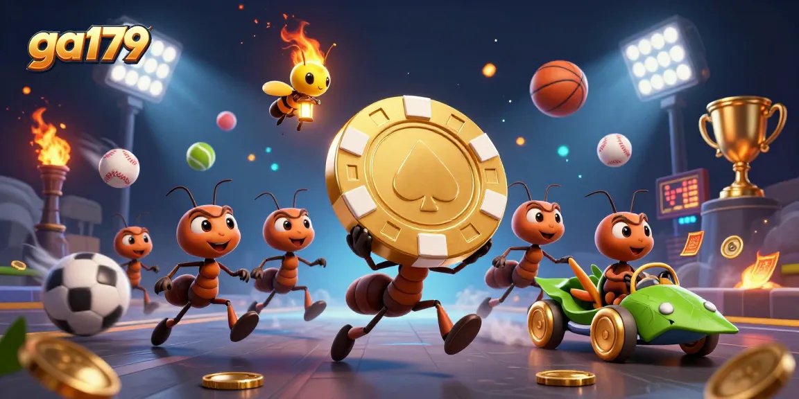 Experience thrilling bets with ga179 using unique 3D characters in an exciting online casino setting.