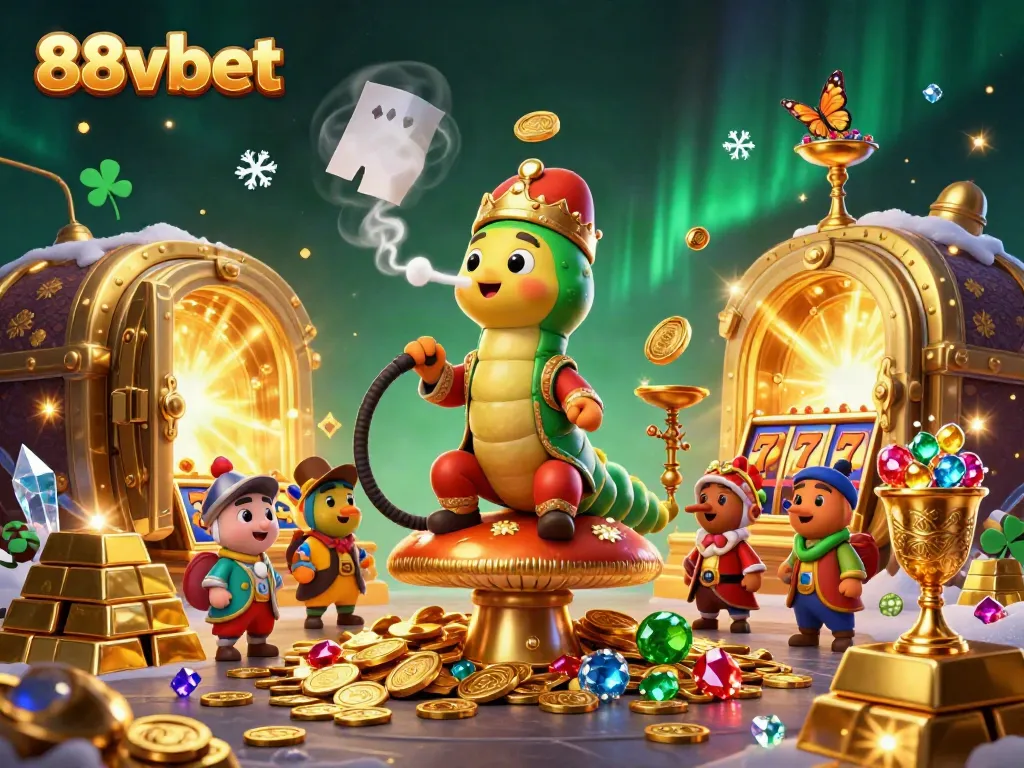 Experience thrilling gaming with 88vbet featuring a vibrant 3D casino scene.