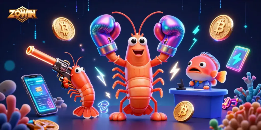 ZOWIN offers exciting gaming experiences with vibrant crypto elements and engaging characters