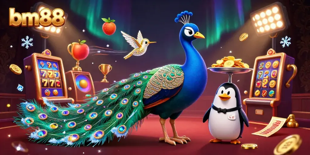 Play exciting casino games at bm88 with vibrant casino characters and dynamic slot elements!