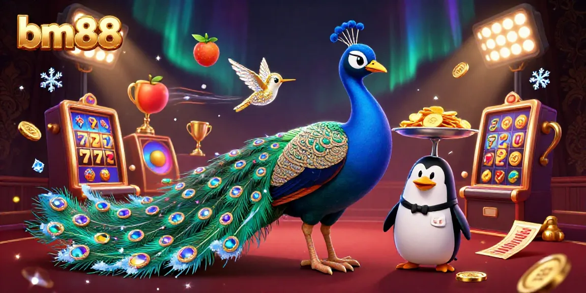 Play exciting casino games at bm88 with vibrant casino characters and dynamic slot elements!