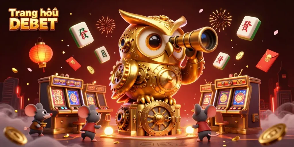 Engage with exciting gaming offers on Trang chủ DEBET featuring a vibrant casino scene.