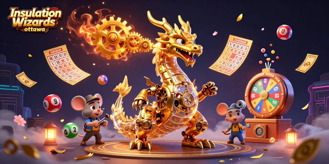 Boost your chances with Insulation Wizards ottawa, as the dragon breathes golden gears among lottery elements.