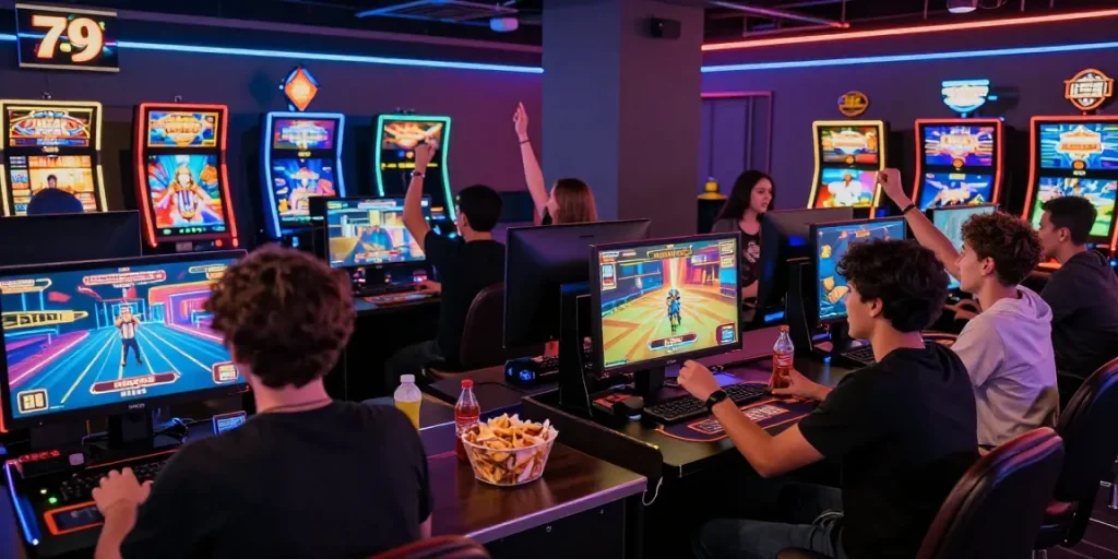 Exciting gaming experience at 79club with diverse players enjoying games.