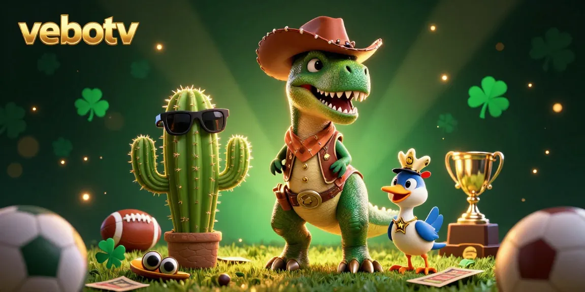 Experience vebotv live sports betting excitement with unique characters amidst dynamic game elements.