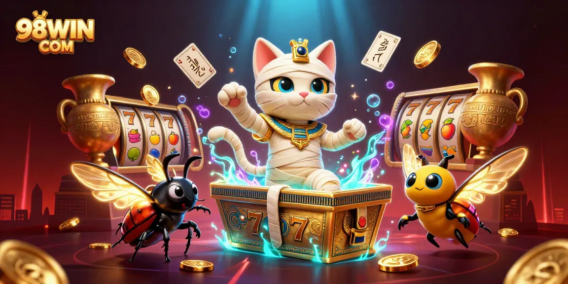 Spin and win with the vibrant 98WIN COM slot experience featuring exciting treasures.