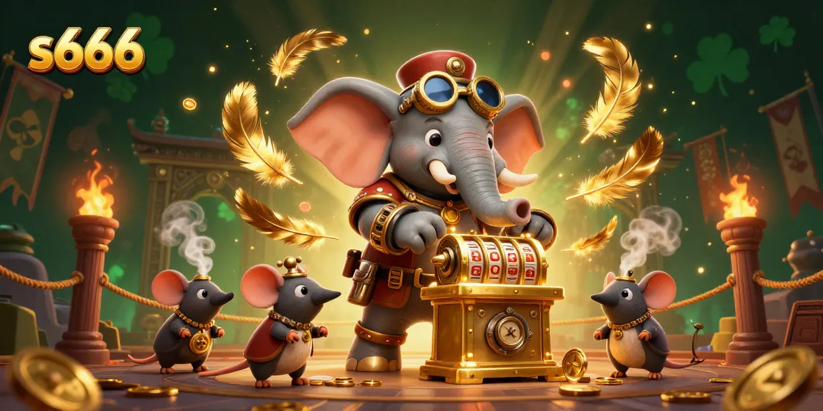 Experience thrilling gameplay at s666 with a steampunk twist in a vibrant casino scene.