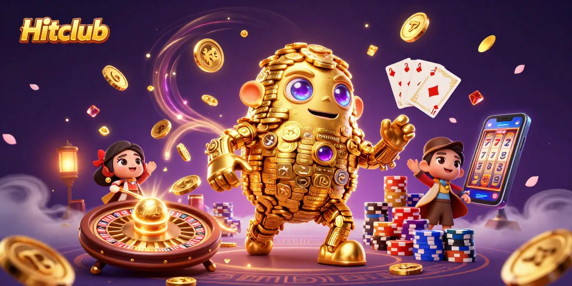 Experience the excitement of Hitclub with vibrant casino elements and rich graphics.