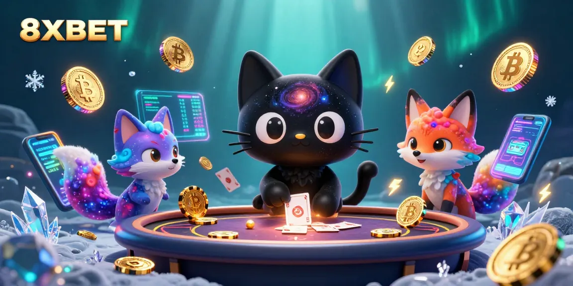 Experience the thrilling casino with 8XBET's cosmic games and vibrant characters.