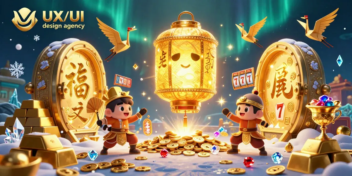 Win big with cutting-edge design by a top UX/UI design agency in a vibrant casino scene.