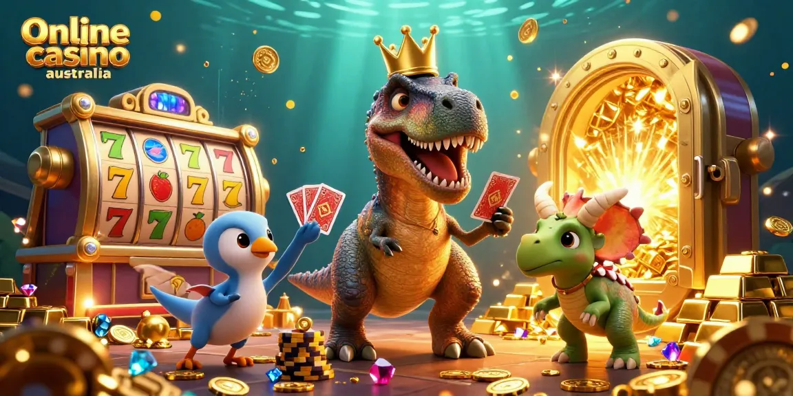 Stack golden chips and win big at online casino Australia with this vibrant 3D illustration.