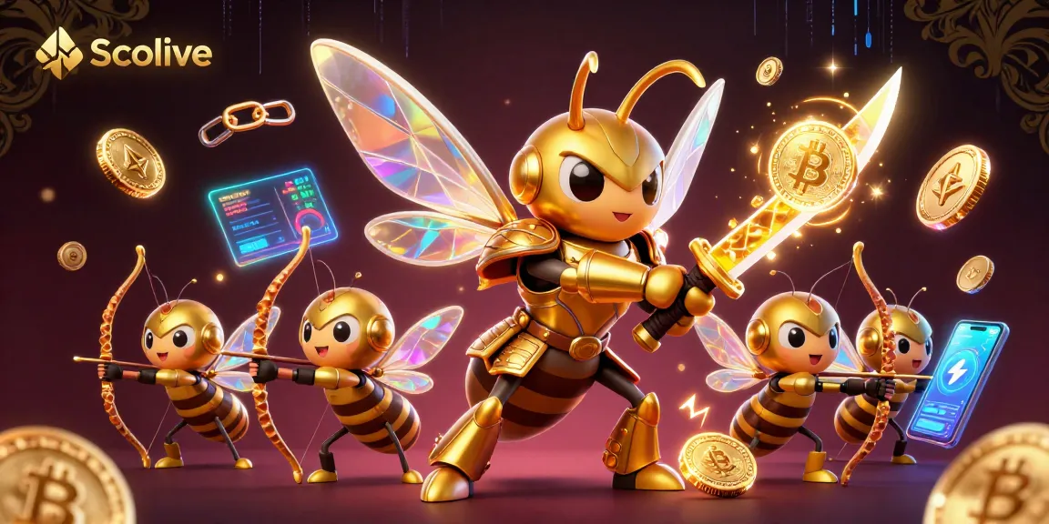 Socolive showcases an energetic cartoon scene combining vibrant gaming elements and crypto coins.