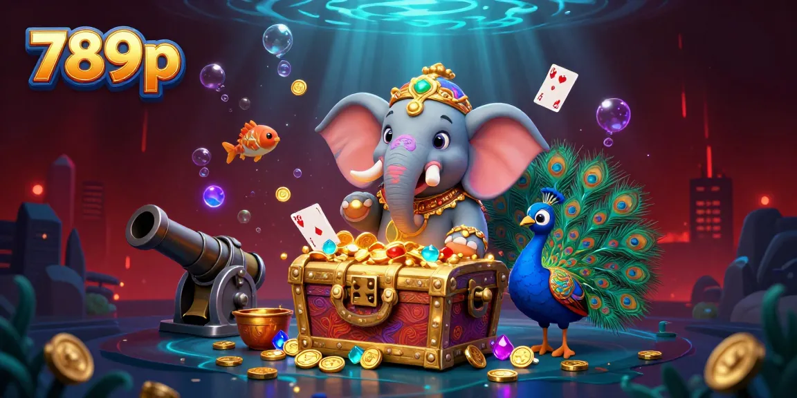 Experience immersive underwater fun with the vibrant 789p treasure chest and lively gambling elements.